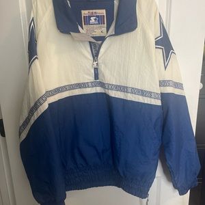 Dallas Cowboys XL Vintage Starter Classic Team Collection Pull Over  Qtr Zip